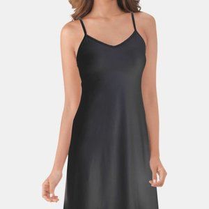Vintage Vanity Fair Black Full Slip 38